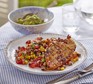 Cajun grilled chicken with lime black-eyed bean salad & guacamole