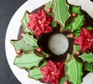 One chocolate biscuit wreath cake